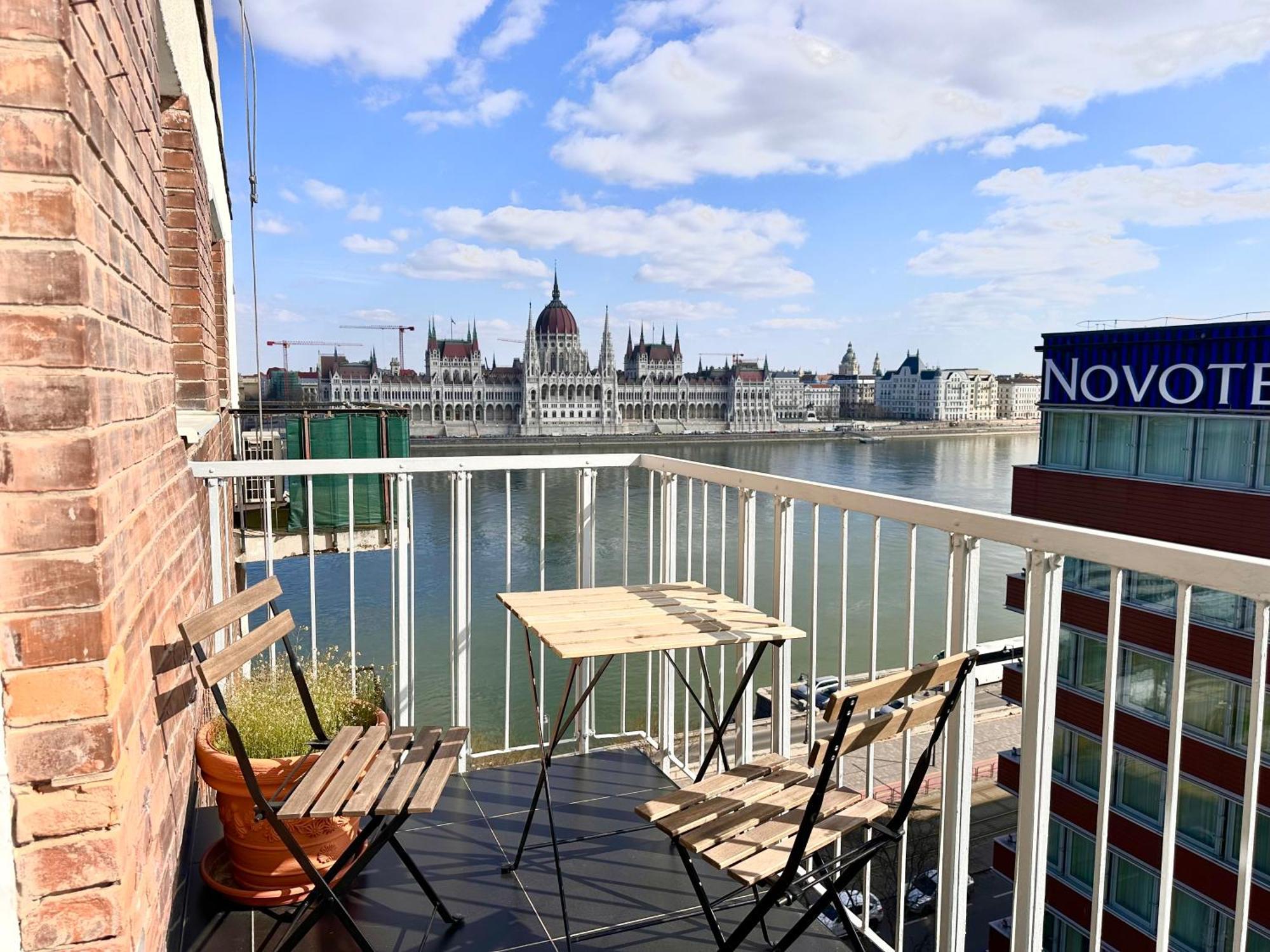 Riverside Luxury Panorama Home - Smarttv, Fastwifi 布达佩斯 外观 照片